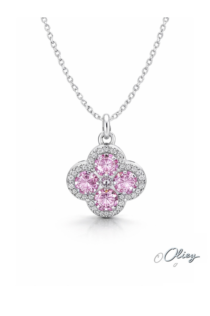 Lucky Four-Leaf Clover Pendant Necklace