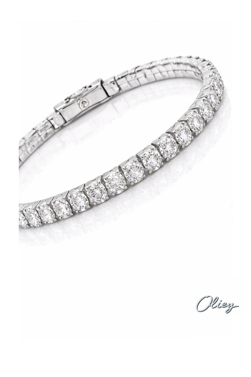 Fashion Rhinestone Tennis Anklet for Women