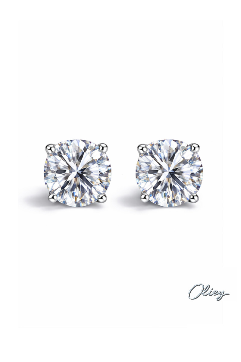 Brilliant Cut Simulated Diamond Stud Earrings