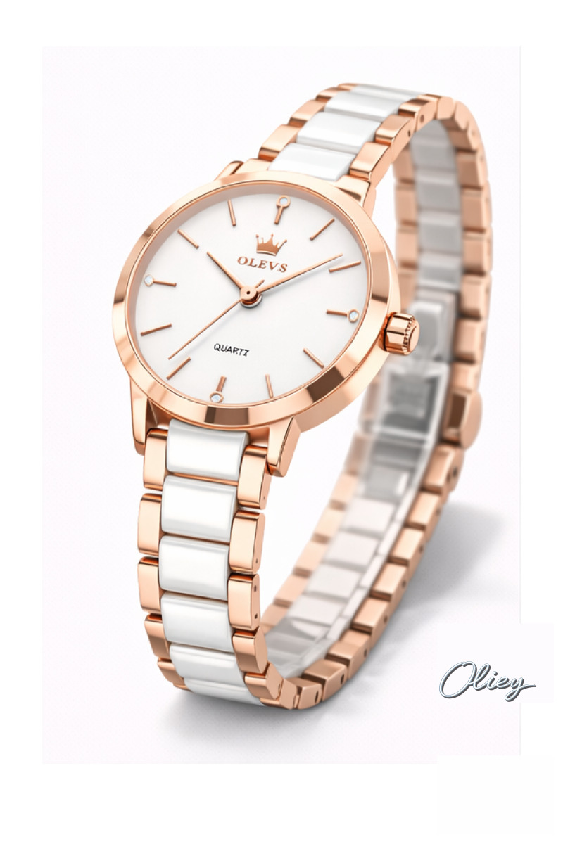 OLEVS Women Watch 5877 Luxury Elegant Quartz Watch