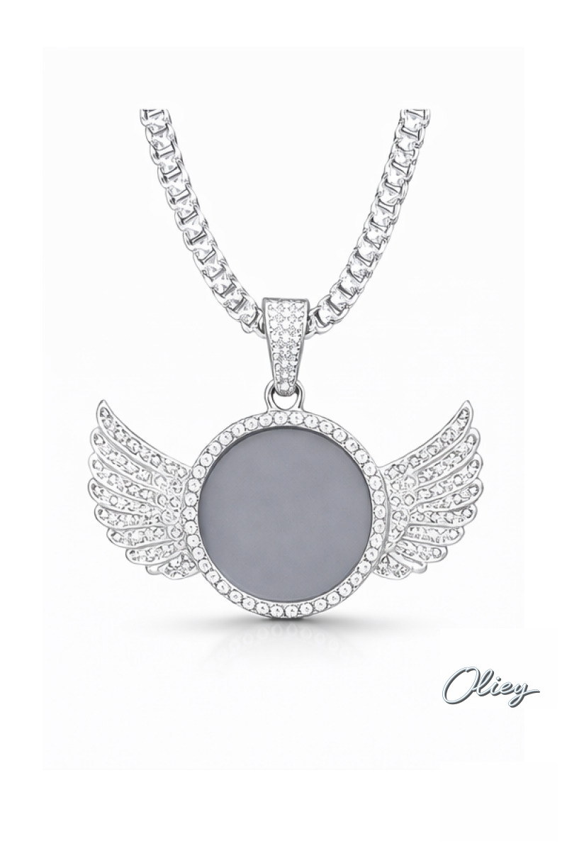 Customized Circle Chain Picture Pendant